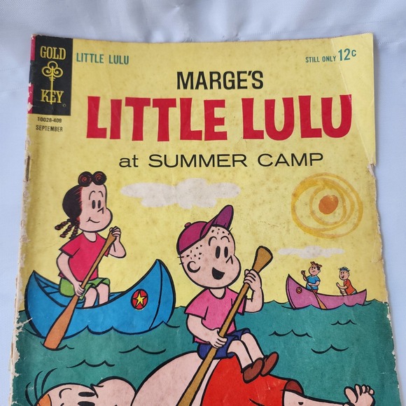 Marge's Little Lulu at Summer Camp #173 comic Book Gold Key September Vintage - Picture 3 of 11